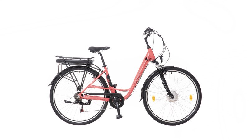 BICICLETA ELECTRICA NEUZER E-TREKKING ZAGON TEL - 28” Roz/Negru