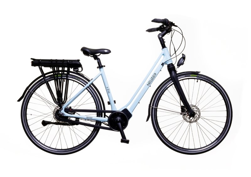 BICICLETA ELECTRICA NEUZER VERONA E-TREKKING DAMA - 28” Babby Blue/Negru
