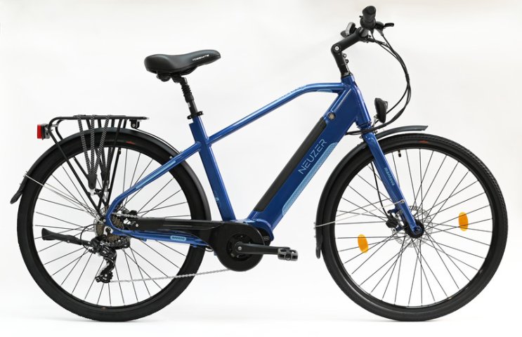 BICICLETA ELECTRICA NEUZER MANTOVA E-TREKKING - 28” Albastru Royal/Albastru Deschis