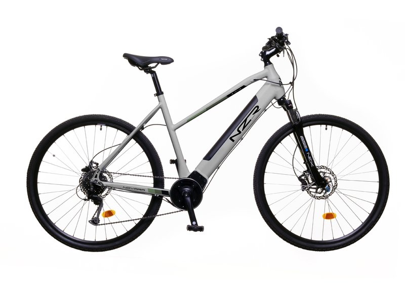 BICICLETA ELECTRICA NEUZER NOVARA E-CROSS - 28” Gri/Negru
