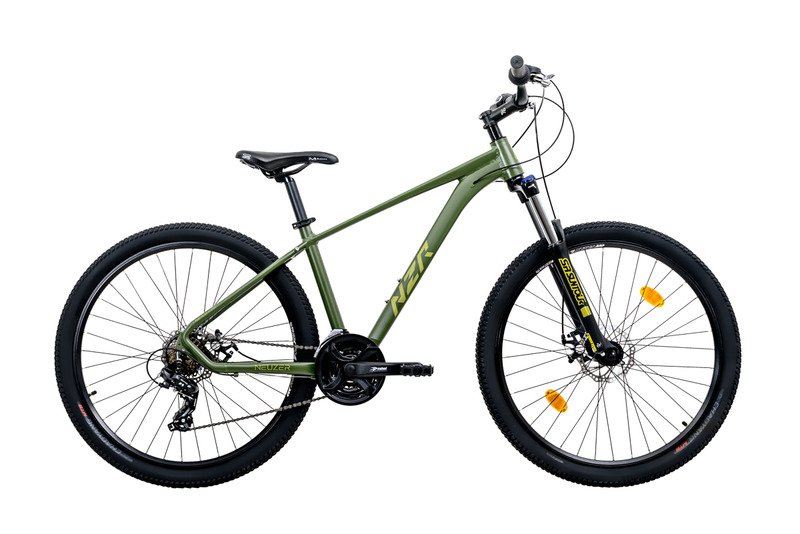 BICICLETA NEUZER DUSTER SPORT HD - 27.5'' - 2x9, verde Olive mat/galben