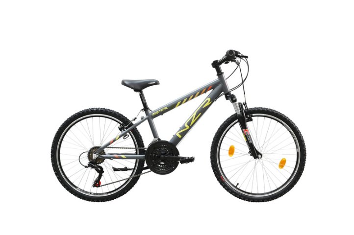 BICICLETA COPII NEUZER MISTRAL baieti - 24'' - Gri/VerdeGalbui - 24