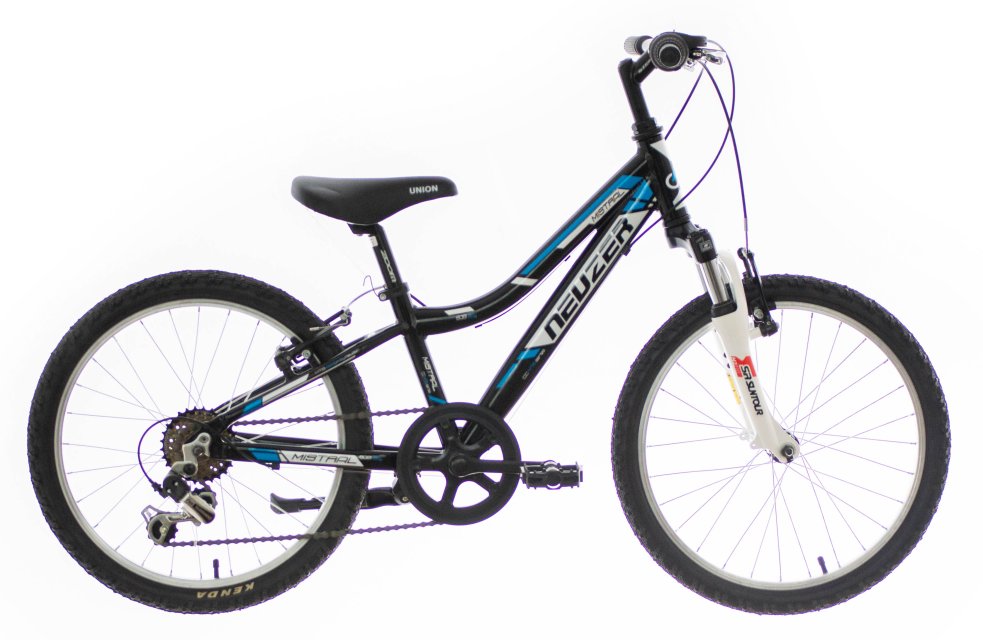 BICICLETA COPII NEUZER MISTRAL - 20'' -Negru/Alb-Albastru
