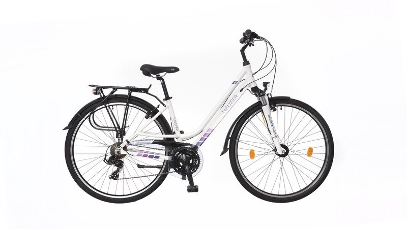 BICICLETA DAMA NEUZER RAVENNA 100 - 28'' Alb/Mov