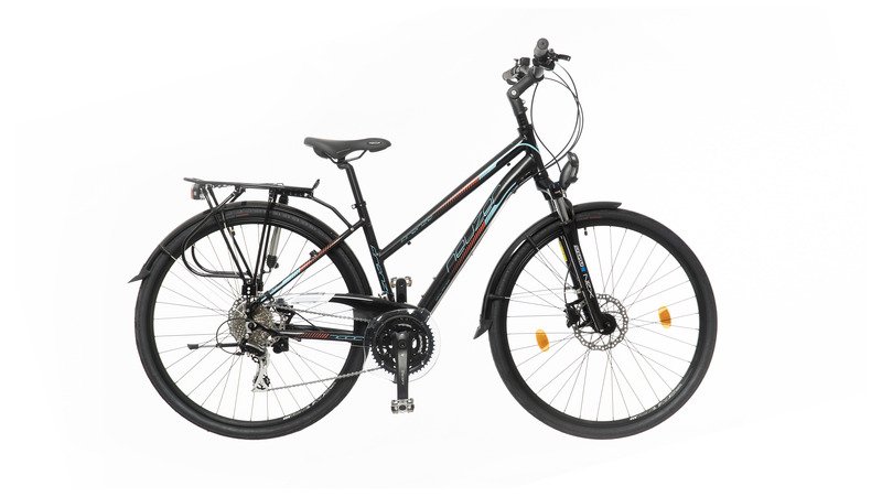 BICICLETA DAMA NEUZER FIRENZE 300 - 28'' Negru/Turcoaz-Rosu