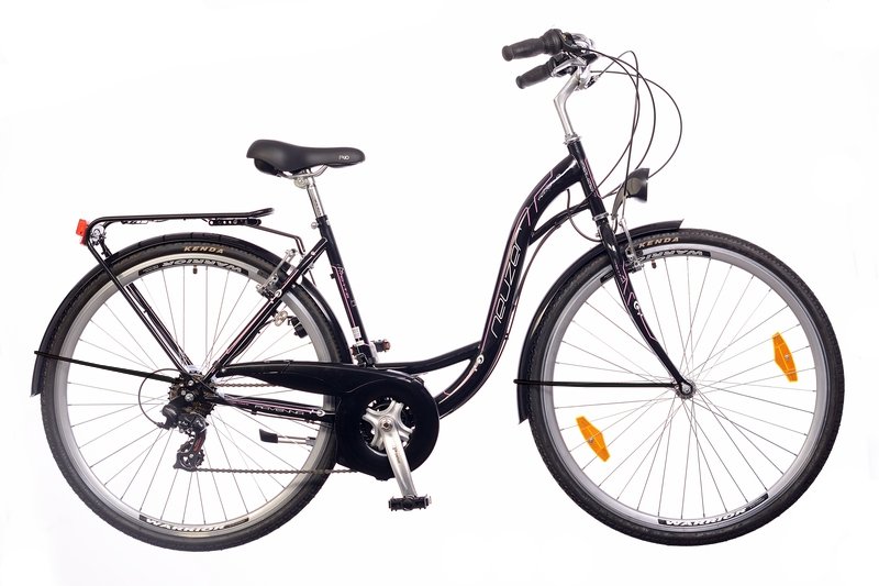 BICICLETA DAMA NEUZER RAVENNA 30 - 28'' Negru/Alb-Pink