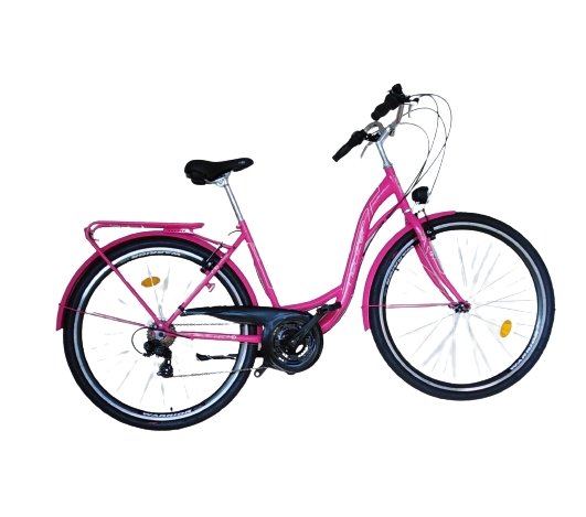 BICICLETA DAMA NEUZER RAVENNA 30 - 28'' Magenta/Alb