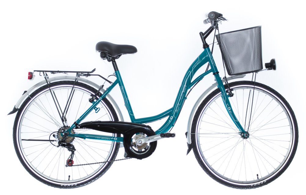 BICICLETA DAMA NEUZER CITY 6s. - JS - 26'' Turcoaz/Alb