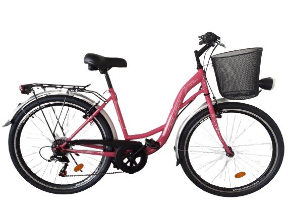 BICICLETA DAMA NEUZER CITY 6s. - JD - 26'' Magenta