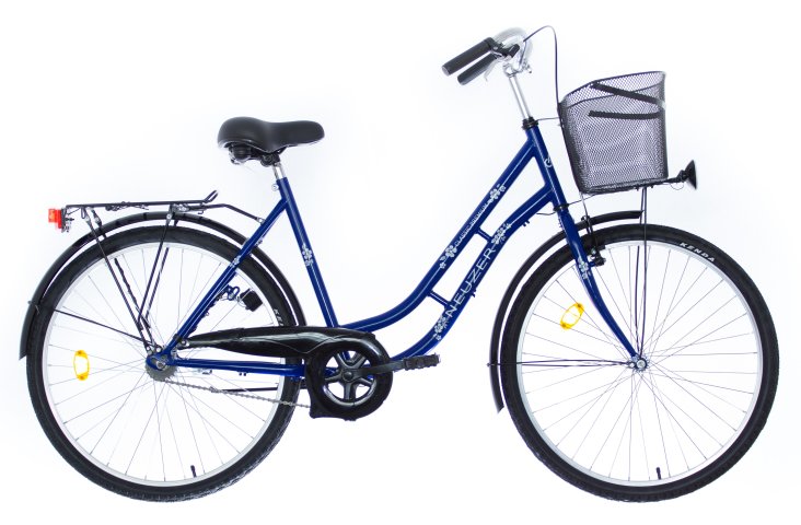 BICICLETA DAMA CLASSIC JD 1SP - 26'' Albastru/Alb