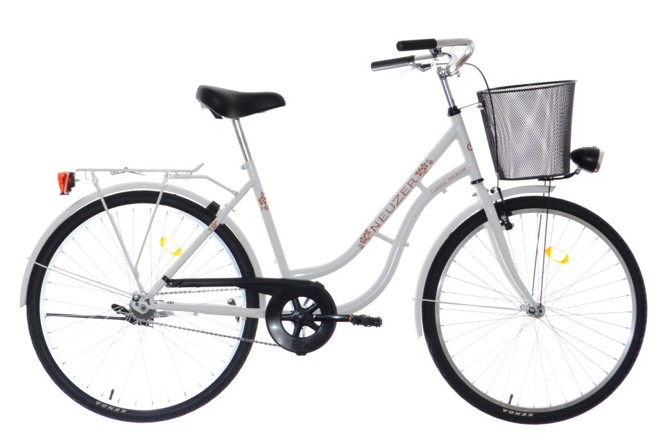 BICICLETA DAMA CLASSIC JD 1SP - 26” Alb/Maro