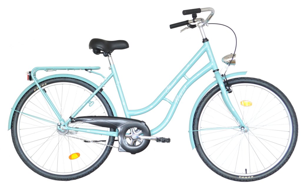 BICICLETA DAMA CLASSIC JD 1SP - 26'' Celeste/Alb