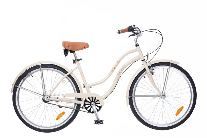 BICICLETA NEUZER DAMA CRUISER CALIFORNIA N3 - 26'' Crem/Portocaliu