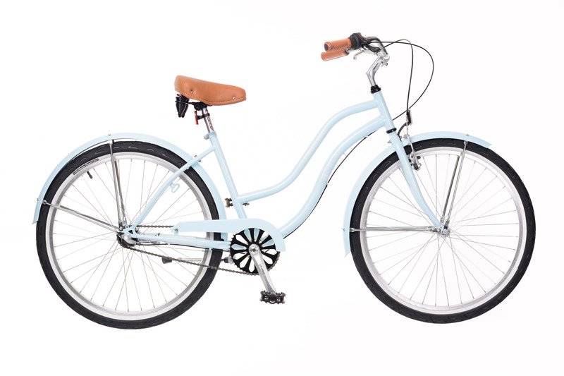 BICICLETA NEUZER DAMA CRUISER CALIFORNIA N3 - 26'' Baby Blue/Alb