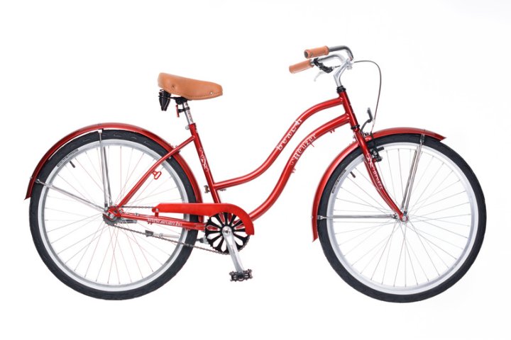 BICICLETA NEUZER DAMA CRUISER BEACH 1S - 26'' Rosu/Alb
