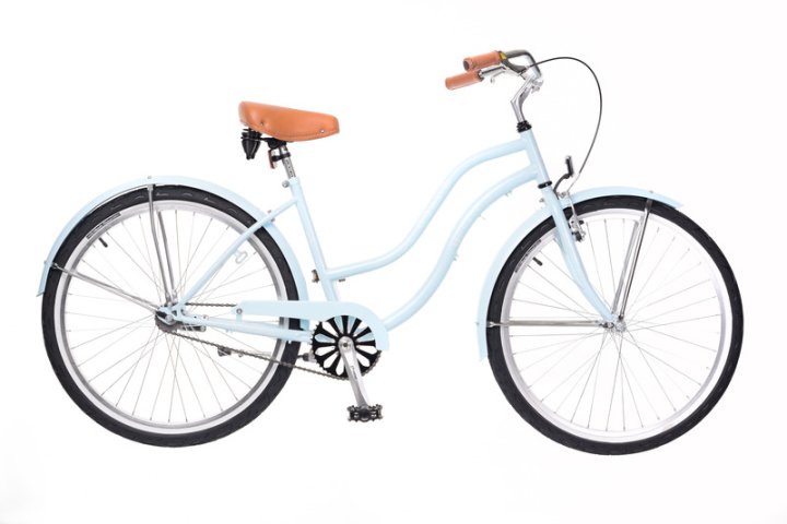 BICICLETA NEUZER DAMA CRUISER BEACH 1S - 26' Baby Blue/Alb