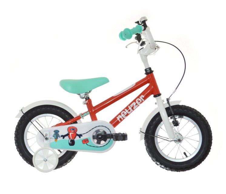BICICLETA COPII NEUZER BMX - 12'' - Rosu/Alb B