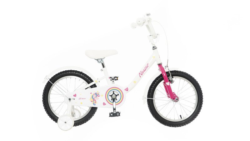BICICLETA COPII NEUZER BMX - 12'' - Alb/Pink Unicorn, F