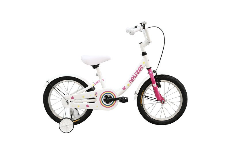 BICICLETA COPII NEUZER BMX - 16'' - Alb/Pink-Unicorn