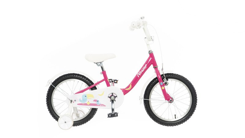 BICICLETA COPII NEUZER BMX - 16'' - Pink/Alb-Tucan