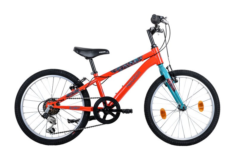 BICICLETA COPII NEUZER BOBBY REVO - 20'' - 6s.- RosuNeon/Turcuaz 24