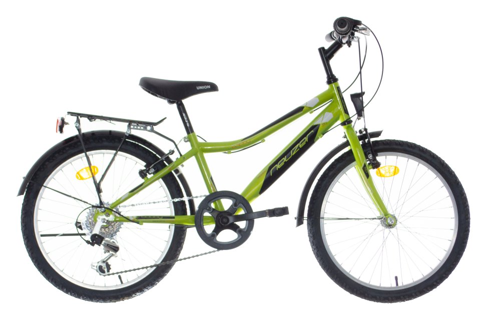 BICICLETA COPII NEUZER BOBBY REVO CITY - 20'' - 6s.- Verde Neon/Negru-Alb