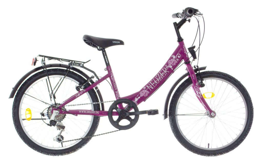 BICICLETA COPII NEUZER CINDY REVO CITY - 20'' - 6s.- Mov/Alb-Pink