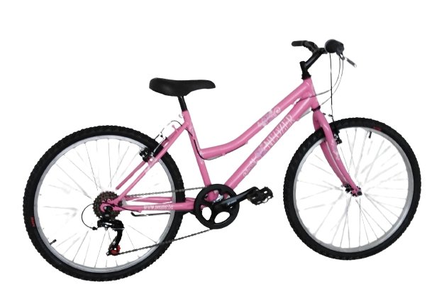BICICLETA COPII NEUZER CINDY BASIC REVO - 24'' - 6s.- Erika Pink/Alb