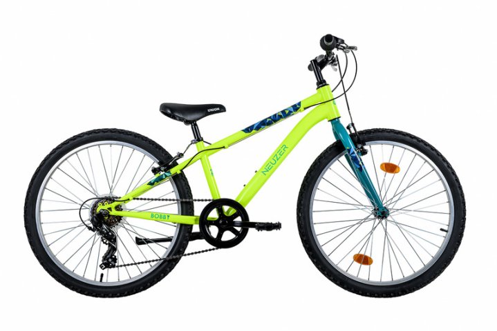 BICICLETA COPII NEUZER BOBBY REVO - 24'' - 18s.- VerdeGalbui/Turcuaz 24