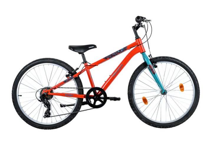 BICICLETA COPII NEUZER BOBBY REVO - 24'' - 18s.- RosuNeon/Turcuaz 24
