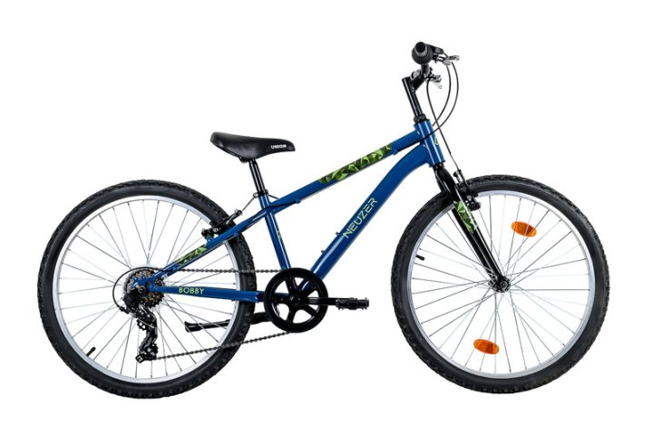BICICLETA COPII NEUZER BOBBY REVO - 24'' - 18s.- AlbastruVerzui/Negru 24