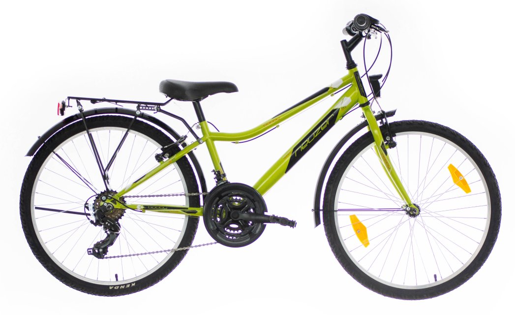 BICICLETA COPII NEUZER BOBBY CITY REVO - 24'' - 18s. Verde Neon/Negru-Alb-Portocaliu