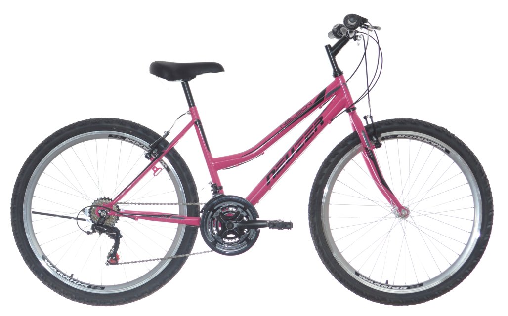 BICICLETA DE DAMA NEUZER NELSON REVO 26” - 6s - JD. - Monobloc - Magenta/Negru-Gri