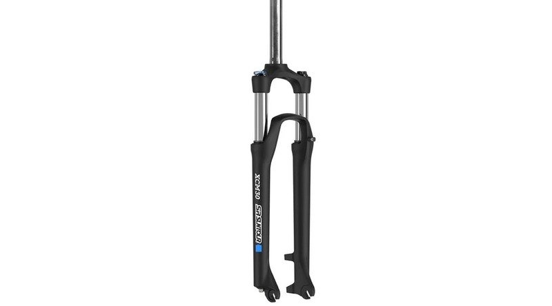 FURCA TELESCOPICA  27.5'' - SR SUNTOUR XCM32 DS-NLO-100MM-AHEAD 1.1/8'', negru mat