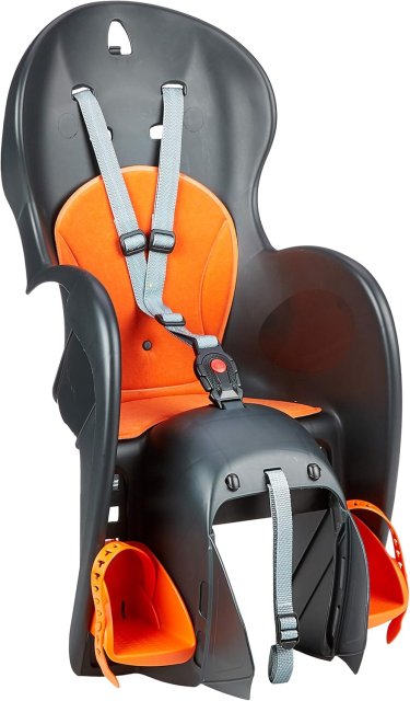 SCAUN COPII - POLISPORT - WALLAROO, CFS, spate, fixare spate portbagaj, ECO QUICK,  gri /portocaliu
