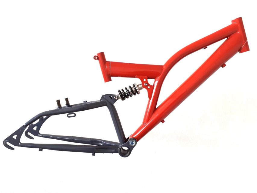 BICICLETA COPII NEUZER BOBBY FS REVO - 24'' - 6s.- RosuCaramida/Gri