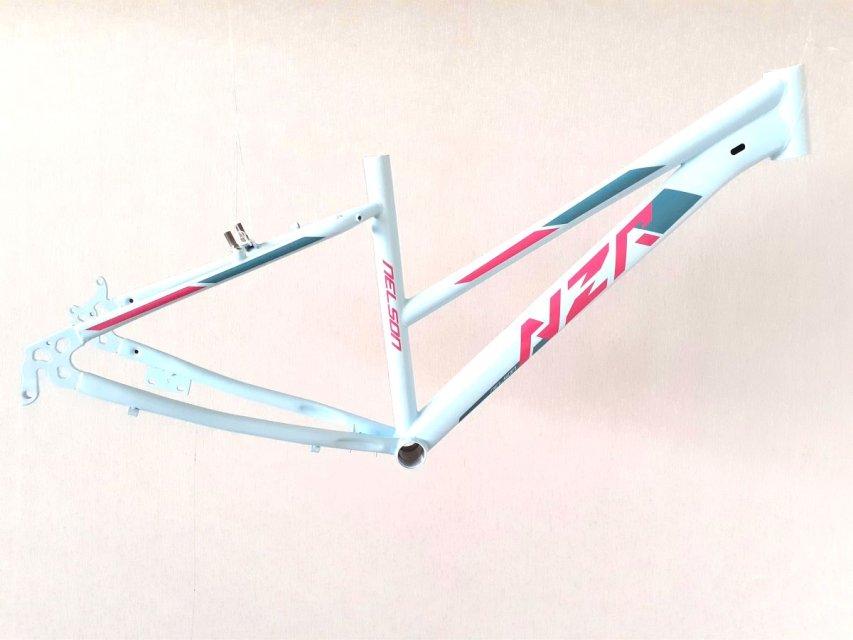 BICICLETA DE DAMA NEUZER NELSON REVO - JD. - Monobloc - 26'' BabbyBlue/PinkGri 25