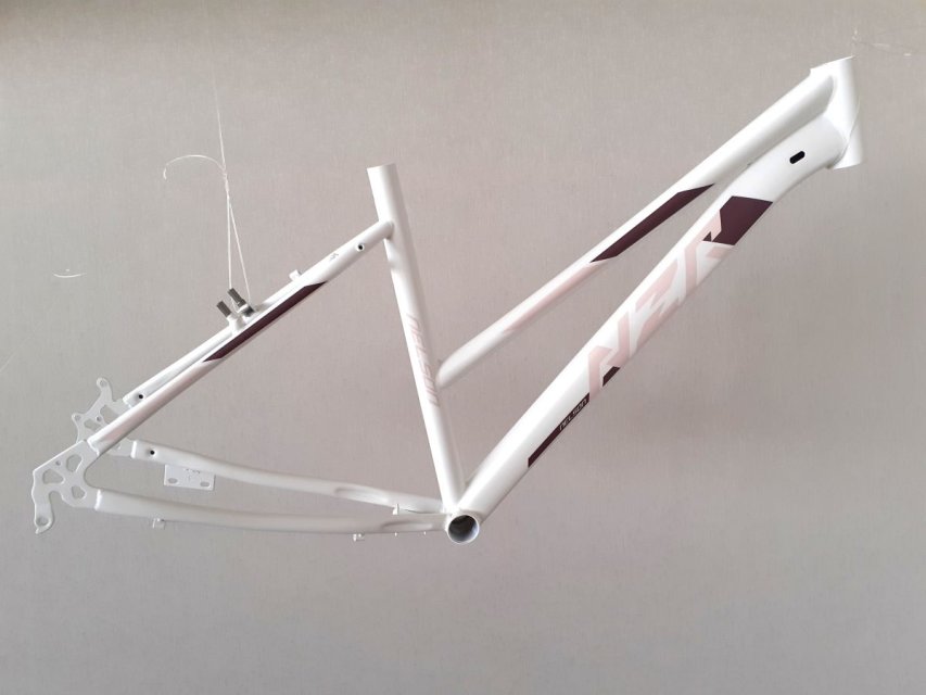 BICICLETA DE DAMA NEUZER NELSON TY37 - JD. - Monobloc - 26'' Alb/RozMaro 25