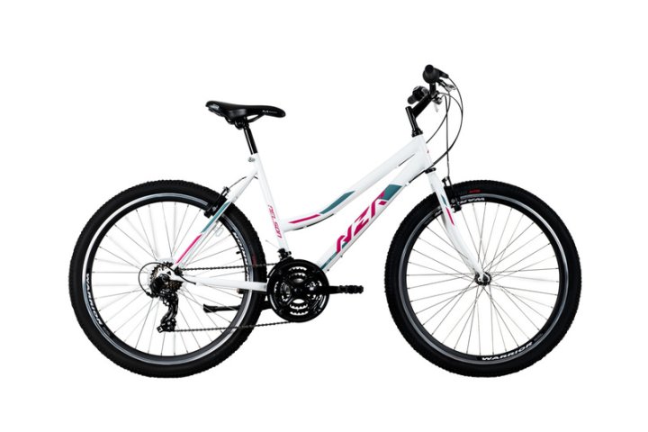 BICICLETA DE DAMA NEUZER NELSON REVO - JD. - Monobloc - 26'' Alb/RozMaro