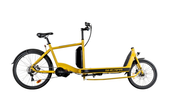 BICICLETA ELECTRICA NEUZER E-CARGO SHERPA - 20”/26” - Galben/Negru