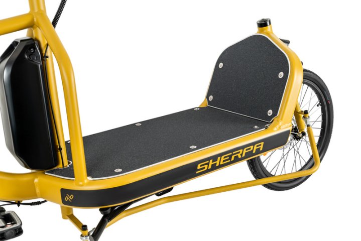 BICICLETA ELECTRICA NEUZER E-CARGO SHERPA - 20”/26” - Galben/Negru