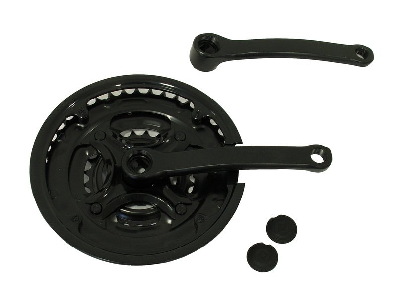 ANGRENAJ - PROWHEEL, 42/34/24T, 152, otel, negru