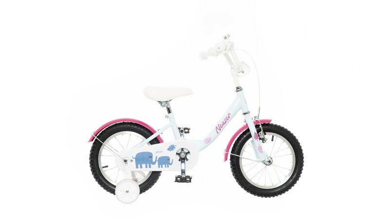 BICICLETA COPII NEUZER BMX - 16'' - AlbastruDeschis/Pink, elefant