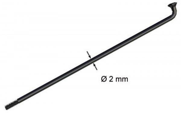 SPITE 286 - SAPIM LEADER, inox, negru, 2 mm