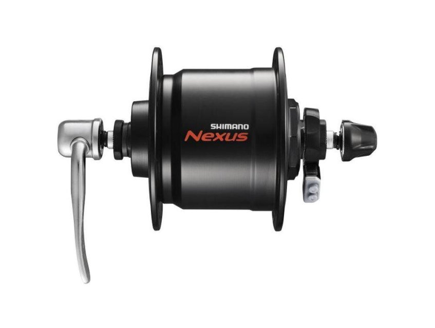 BUTUC FATA DINAM - SHIMANO NEXUS, 36H, 6V/3W, negru